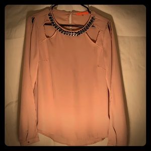 Dusty rose blouse